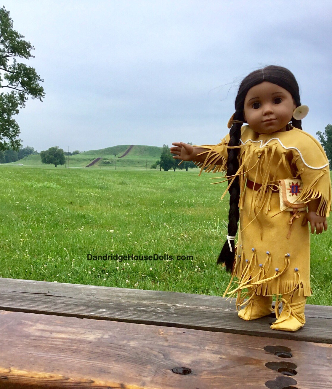 Kaya Visits Cahokia Mounds