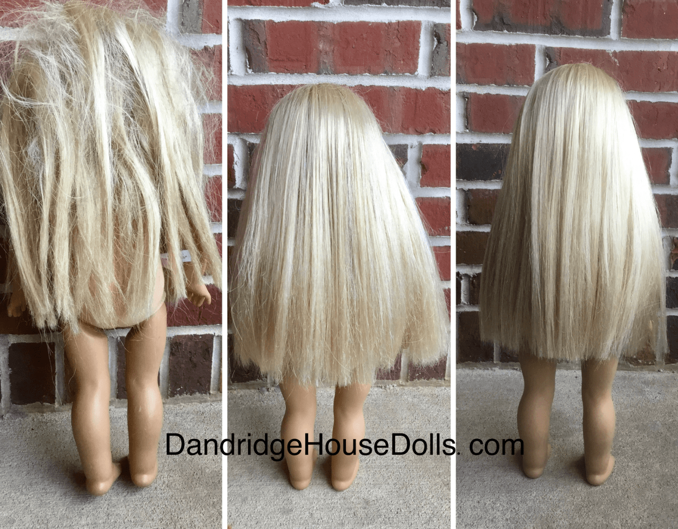 Restoring Doll Hair Tutorial Dandridge House Dolls